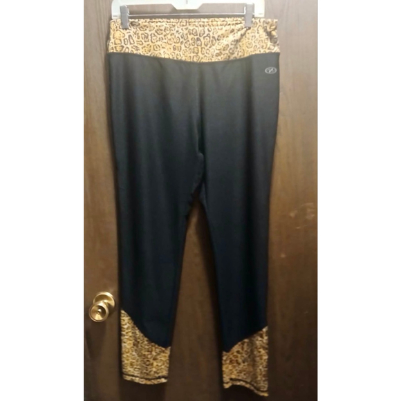 NYL Women's Leopard Print Activewear Leggings - Size XL - JC 279 - Picture 8 of 8